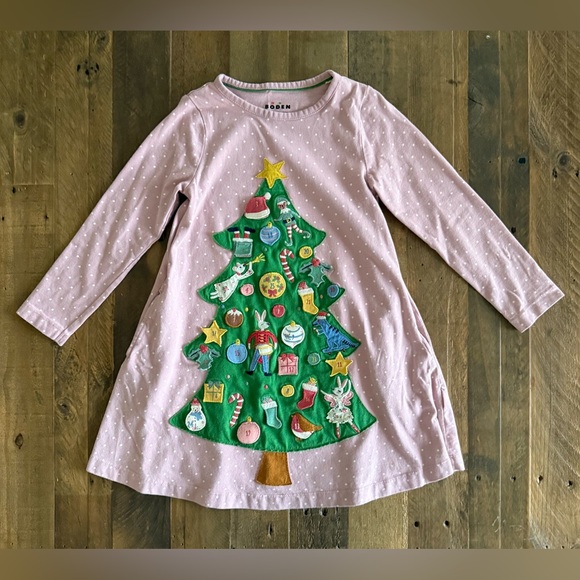 mini boden advent calendar dress NWT Mini Boden Festive Advent Calendar Dress